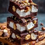 4 Ingredient Vegan Rocky Road Bars Recipe