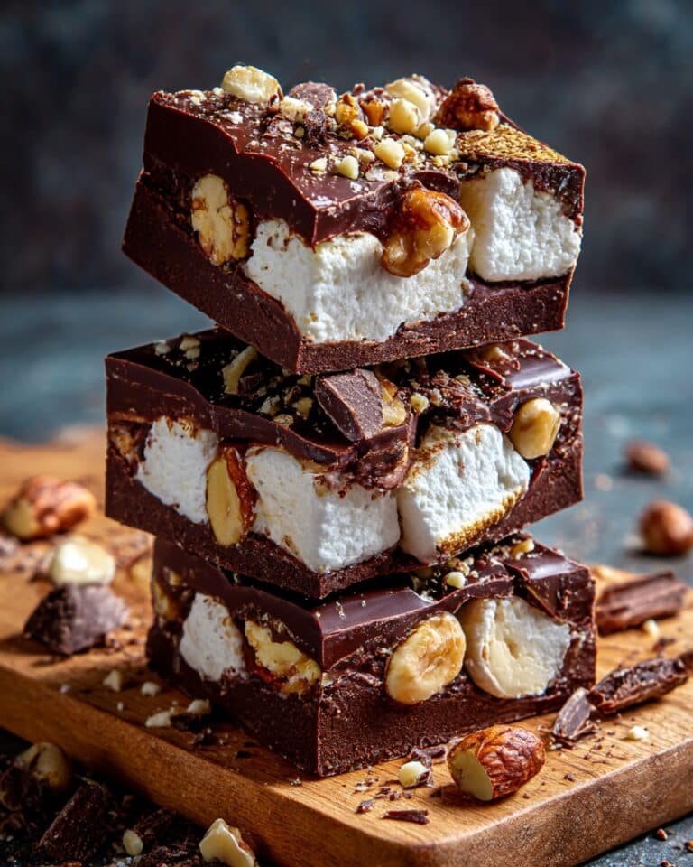 4 Ingredient Vegan Rocky Road Bars Recipe