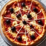 Thursday Night Pizza's Creepy Halloween Spider Web Pizza Recipe