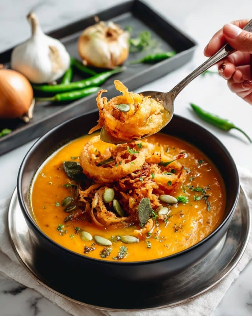 Healthy Halloween Spiced Pumpkin Soup Recipe