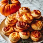 Caramelized Onion and Pumpkin Puff Pastry Pockets Recipe