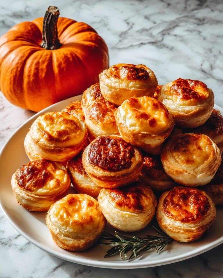 Caramelized Onion and Pumpkin Puff Pastry Pockets Recipe