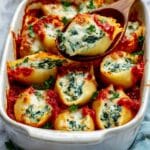 Easy Stuffed Shells with Tomato Sauce and Cheese Recipe