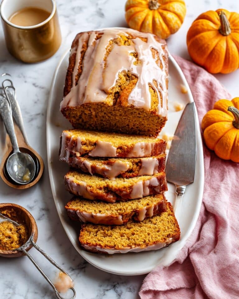 Easy Pumpkin Bread with Maple Glaze Recipe