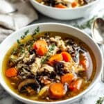Autumn Wild Rice Soup with Turkey Recipe