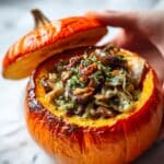 Savory Oven Baked Stuffed Pumpkin Recipe