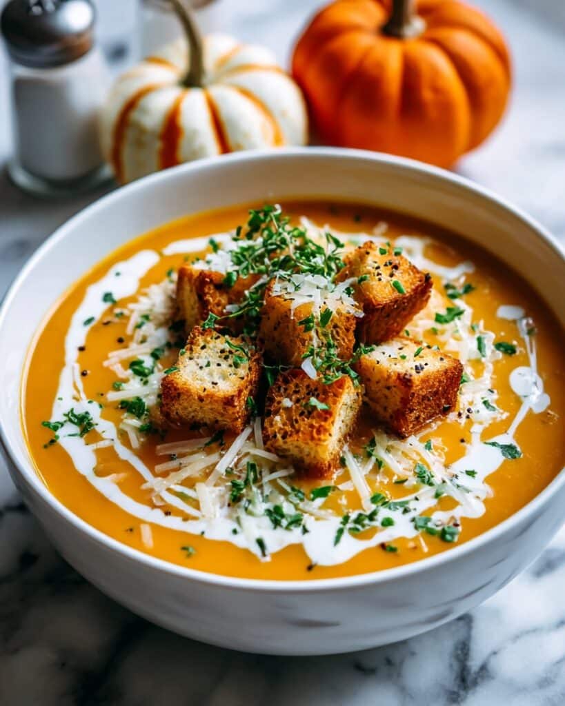 Creamy Pumpkin Tomato Soup Recipe
