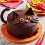 Halloween Black Cat Cake Recipe