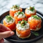 Easy Smoked Salmon Eye Canapes Perfect For Halloween Recipe