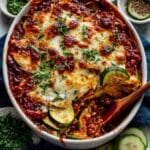 Zucchini Ground Beef Casserole with Quinoa and Mozzarella Recipe