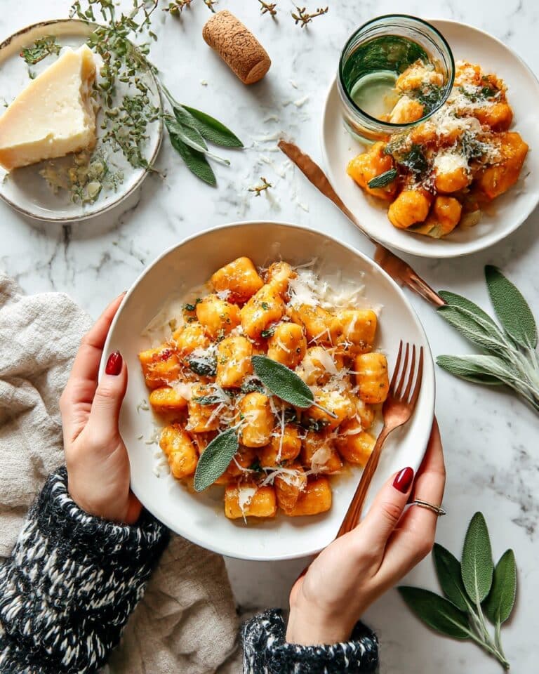 Brown Butter Sweet Potato Gnocchi Recipe